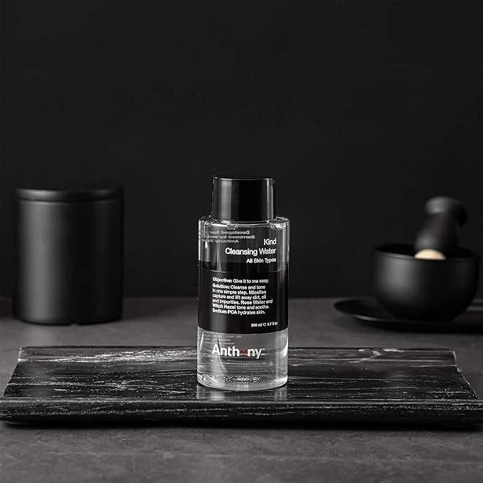 Anthony Witch Hazel Toner for Face, Kind Cleansing Water with Rose Water to Tone and Soothe, Sodium PCA to Hydrate Skin, Micelles to Remove Excess Oil and Impurities, Refreshes and Purifies, 6.7 Fl Oz