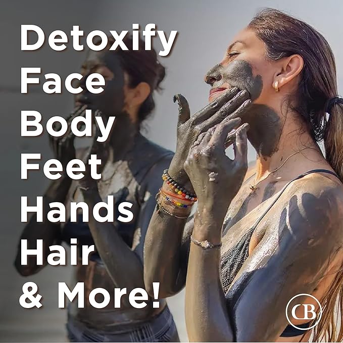 California Biology Kaolin & Calcium Bentonite Clay | Indian Healing Clay for Face & Body | Deep Pore Cleansing Facial Mask & Clay Body Scrub | Natural Skin Care Mask | 16 oz