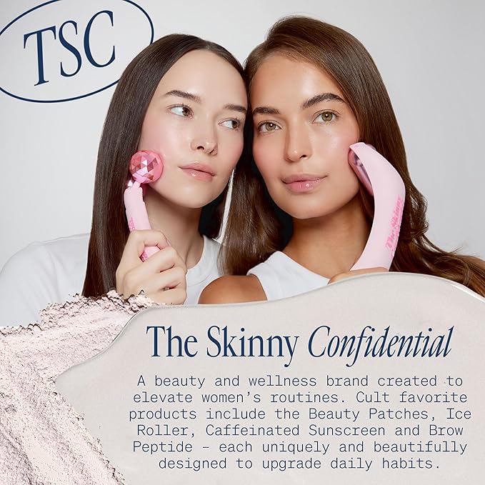 The Skinny Confidential Tinted Sunscreen, SPF 40 - Fragrance Free Face Moisturizer with No White Cast - Non-Greasy & Lightweight Caffeinated Mineral Sunscreen Lotion with Zinc Oxide & Titanium Dioxide