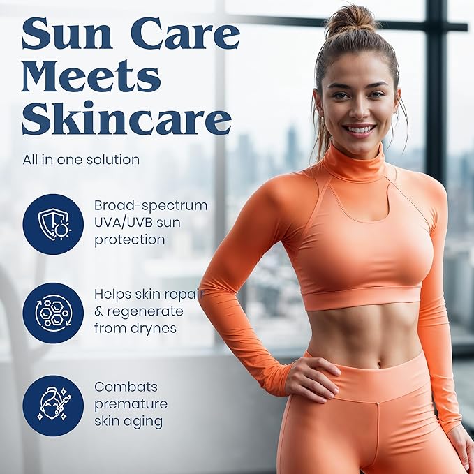 Clear Choice Sport Shield SPF 45 – Mineral Sunscreen & Moisturizer | Non-Greasy Broad-Spectrum Face & Body SPF | Micronized Zinc Oxide | No White Cast | Dermatologist Recommended 60 ml / 2 oz