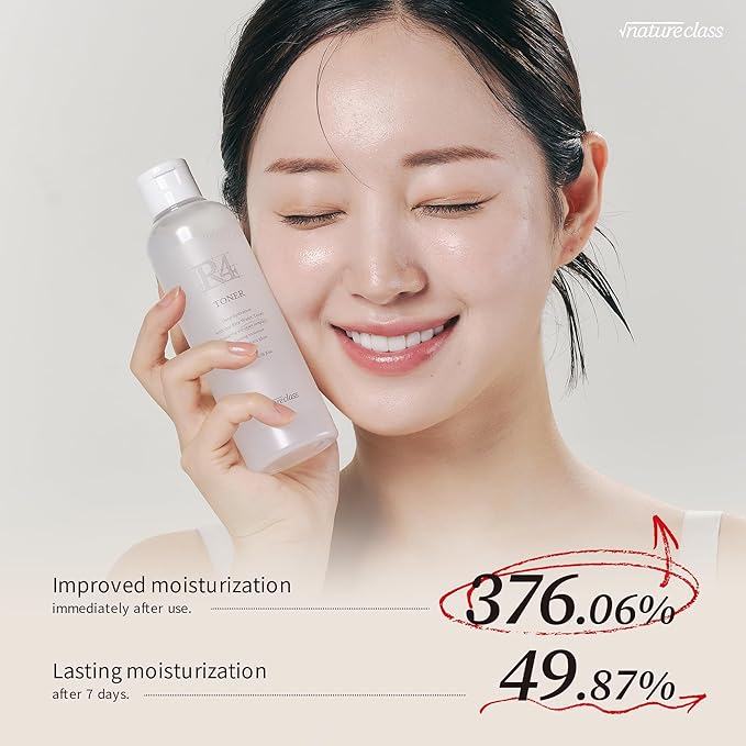 R4 Hydrating Rice Toner – Glass Skin, Toner for Face, Deep Moisturizing, Rice Water, Hyaluronic Acid, Squalane, Korean Skin Care, Fragrance Free, Sensitive Skin, 6.76 fl oz