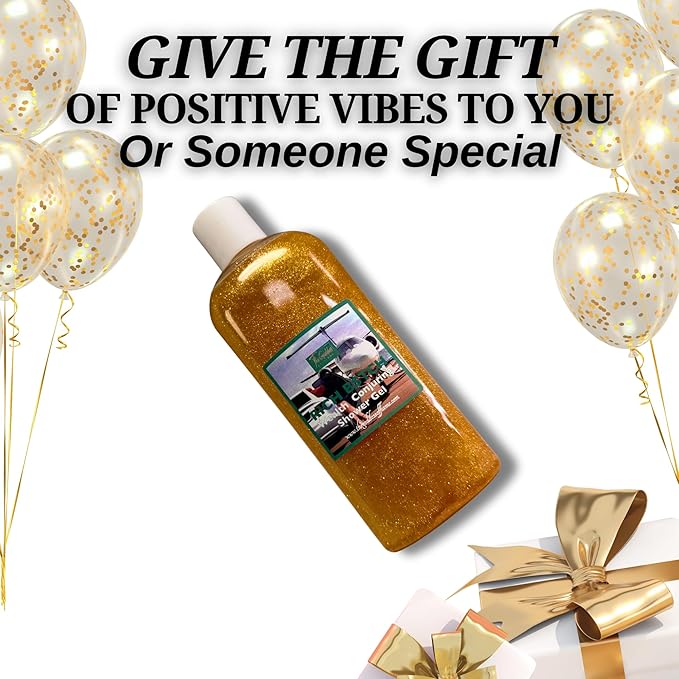 Rich B$tch Shower Gel – 8 oz Handmade Body Wash for Abundance, Wealth & Luxury Energy – Altar-Charged – Wiccan, Hoodoo, Conjure, Manifestation Ritual – Vegan & Sulfate-Free