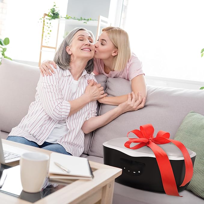 Paraffin Wax Machine for Hand and Feet - ELEGCOV Paraffin Wax Warmer with 8 Packs Lavender Bath Wax Refills Kit，Hand and Foot Moisturizing Care Kit, 4000ml Fast Meltdown Parafin Hot Wax Machine