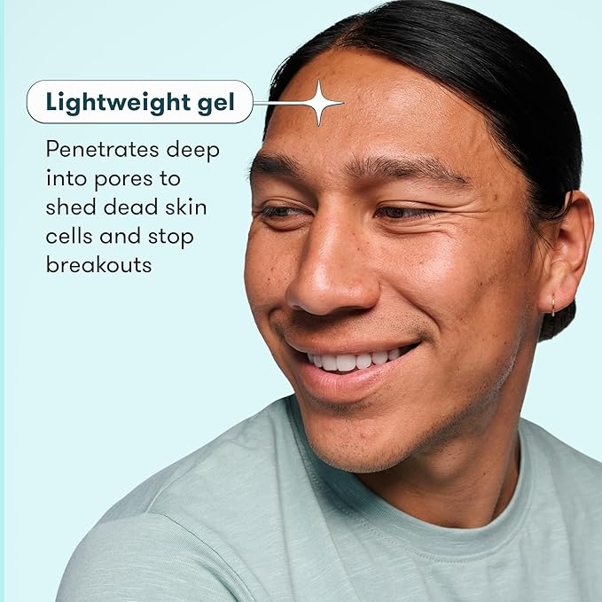 ProactivMD Adapalene Gel Acne Treatment, Paraben Free, Prescription Strength Retinoid For Face and Body Acne, .1% Solution, 0.5 Oz