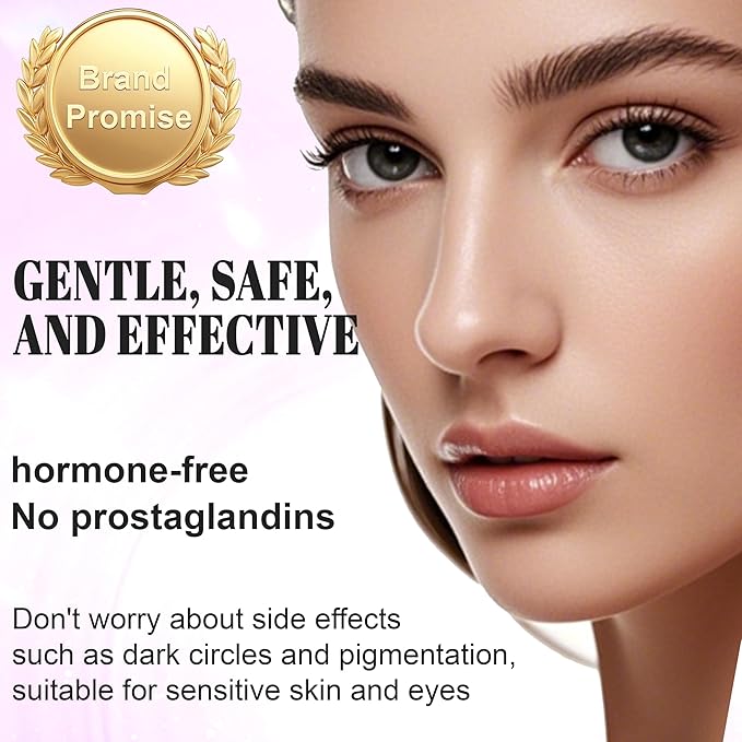 3-in-1 Lash, Brow & Hairline Growth Serum – Eyelash & Eyebrow Growth Serum for Thicker Lashes, Fuller Brows & Hairline Boost – Natural Lash Enhancer for Women & Men – Vegan, Cruelty-Free(8ml)