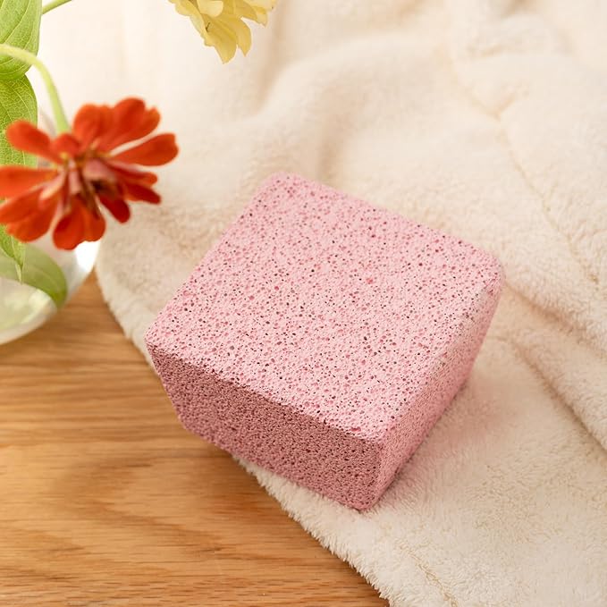 Multi-Color Pumice Stone Set – Ergonomic Trapezoid Foot File, 4-Pack in Pink, Yellow, Blue, & Green – Ideal for Callus Removal, Dead Skin Exfoliation,Cracked Heel Treatment – Durable & Thick