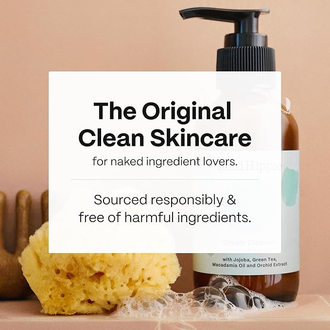 Mad Hippie Cream Cleanser – Gentle Formula with Hyaluronic Acid, Jojoba Oil & Green Tea, Skin Barrier Protection, 4 Oz Ea