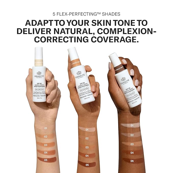 SPF 50 Flex-Perfecting™ Mineral Drops Tinted Sunscreen FIVE