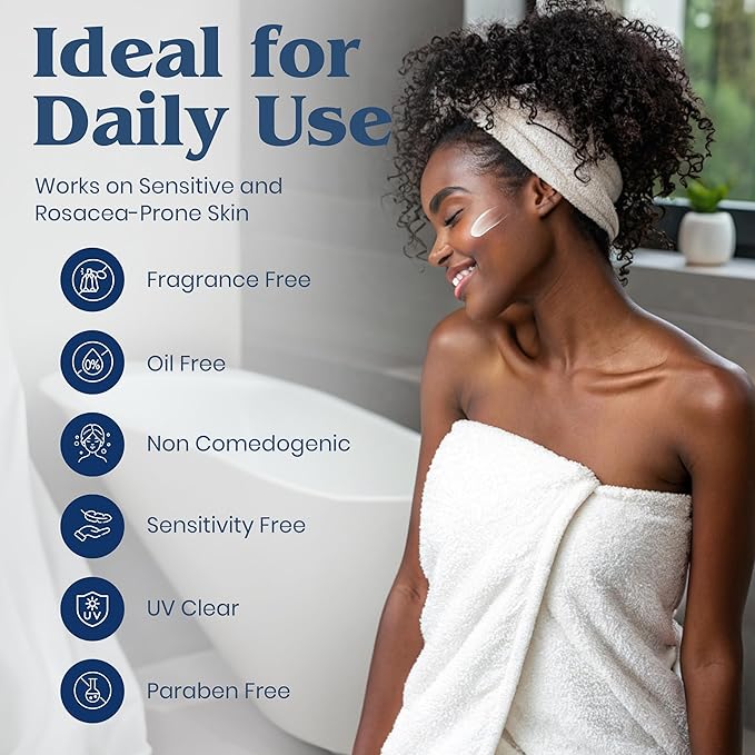 Clear Choice Sport Shield SPF 45 – Mineral Sunscreen & Moisturizer | Non-Greasy Broad-Spectrum Face & Body SPF | Micronized Zinc Oxide | No White Cast | Dermatologist Recommended 60 ml / 2 oz