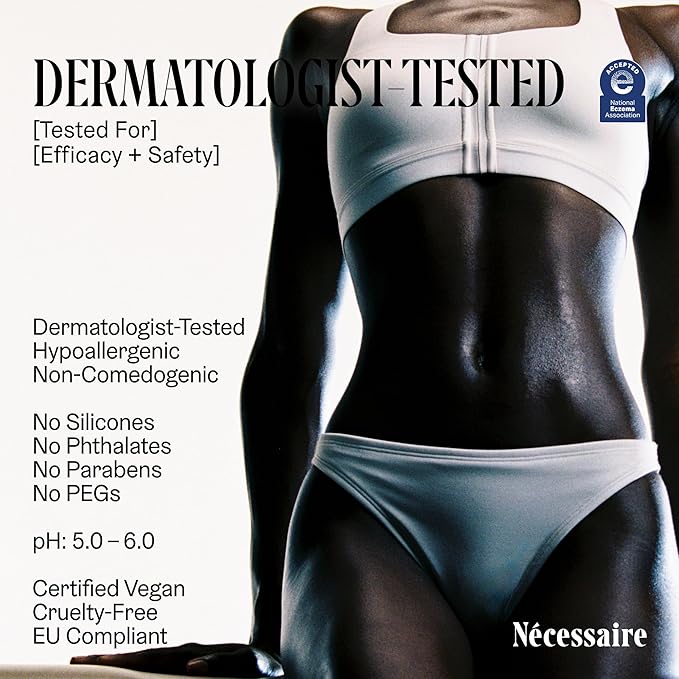 Nécessaire The Body Cream – Fragrance-Free Barrier Repair Body Moisturizer with Niacinamide, Ceramides & Hyaluronic Acid – Rich Hydration for Dry, Sensitive Skin – Dermatologist-Tested – 6.8 oz