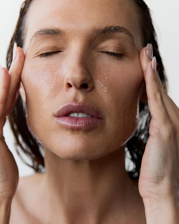 symbiome The Renewal Daily Facial Cleanser, Rich & Hydrating Oil-Based Gel Cleanser Face Wash, Vegan & Organic Face Cleanser with Seje Fruit Oil, 100mL Cleansing Gel