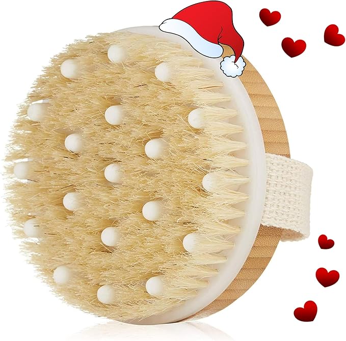 Premium Face Scrubber Set, Facial Cleansing Brush for Exfoliator, Natural Bristle Face Scrubber for Lymphatic Drainage, Unclog Pores, Sensitive Skin, Reduce Ance