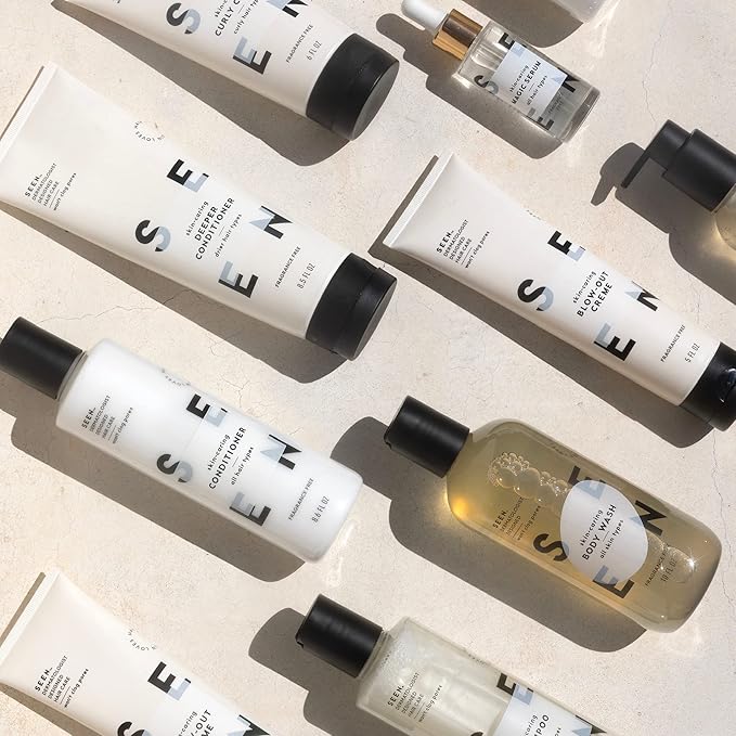 SEEN Conditioner Eco-Refill, Fragrance Free - Non-Comedogenic & Hair Conditioner- Dermatologist-Developed - Safe for Sensitive & Acne Prone Skin