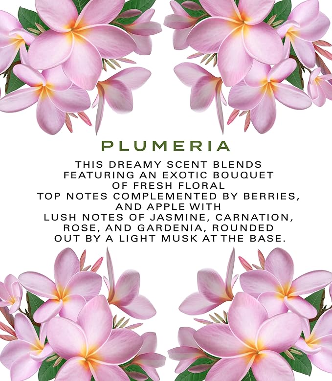 Botanical Beauty PLUMERIA WHIPPED BODY BUTTER with Shea Butter, Cocoa Butter, Coconut Oil for All Skin Types, for Dry, Sensitive Skin. Moisturizing Cream for Women, Men (8 Fl Oz 240 ml)
