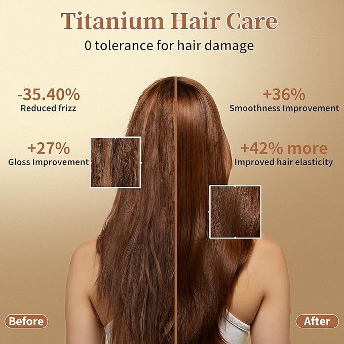 Cordless Hair Straightener, Portable Straightener 2 in 1 for Hair Straightening and Curling,5000mAh Mini Travel Hair Straightener,Fast Heating Titanium Flat Iron, 210°C/410°F Within Seconds(Urban OL)