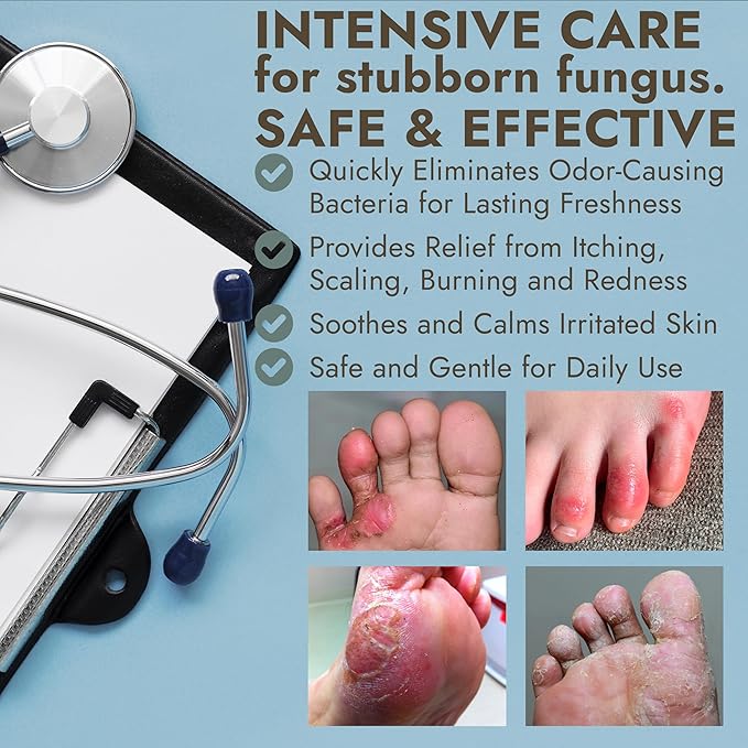 Terramed Just Think Comfort Foot Spray with Tea Tree Oil | Antifungal Treatment for Jock Itch, Nail Fungus & Ringworm | Fast Absorbing & Deep Penetrating Relief | Soothes Itching & Burning | 120ml