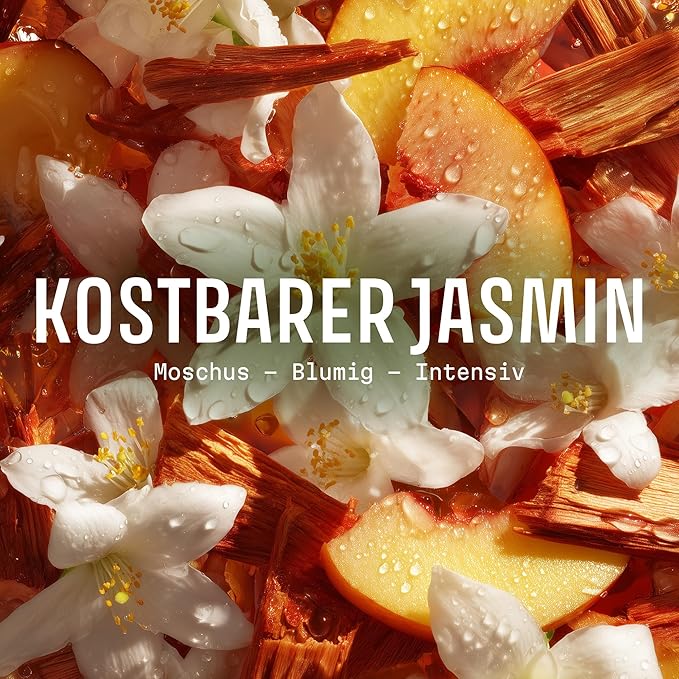 Panier des Sens - Jasmine Gift Duo - Hydrating Hand Cream with 96% Natural Ingredients & Roll-On Eau de Toilette - Made in France, Vegan, Perfect Holiday Gift - Travel Size 1.7 Fl Oz + 0.3 Fl Oz