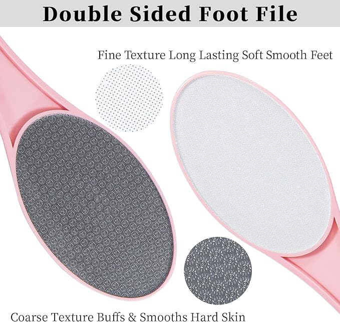 3 Pack Nano Glass Foot File Callus Remover for Feet, Beomeen Double Sided Foot Scrubber, Dead Skin Remover, Hygienic Pedicure Tool, Hair Eraser for Softer and Smoother Feet and Hands
