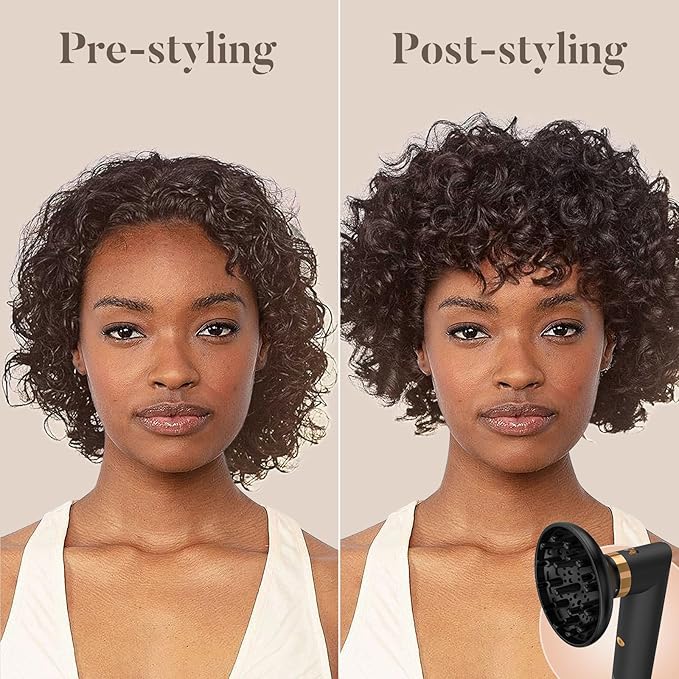 Air Styler 5 in 1, Auto-Wrap Curler, Cushion Massager, Oval Brush, Diffuser, Nozzle Attachment Hair Dryer Brush & Multi-Styler with 110,000 RPM High-Speed Powerful Motor