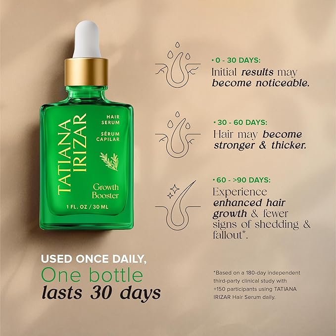 Hair Serum for Hair Growth Serum Women Made in USA - Scalp Serum for Hair Growth Non-Greasy Rosemary & Amla Hair Care - Natural 1 Fl.Oz Hair Loss Treatments for Women Regrowth Treatment