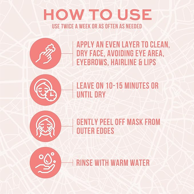 Freeman Exotic Blends Facial Mask 4 Piece Set, Peel-Off & Jelly Masks, Cleansing, Pore-Clearing & Hydrating Facial Masks, For All Skin Types, Includes Silicone Mask Brush, Vegan & Cruelty-Free