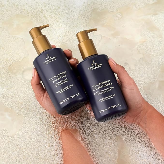 Aromatherapy Associates Balance Replenishing Shampoo, Hydrating Vegan Shampoo for Women and Men with Lavender & Ylang Ylang, Daily Hair Care for Oily or Dry Hair, 10 fl oz