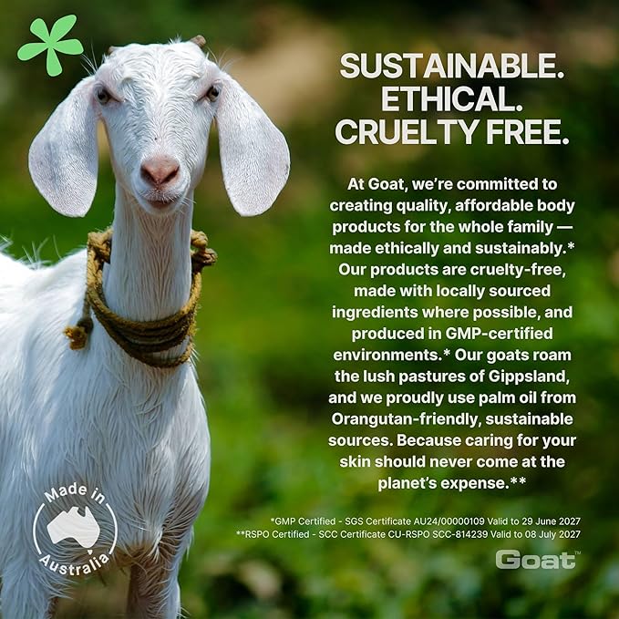 Goat Milk Soap Moisturizing Body Wash Value Duo Pack 16.9 oz - Body Wash to Revive your Skin - Lemon Myrtle