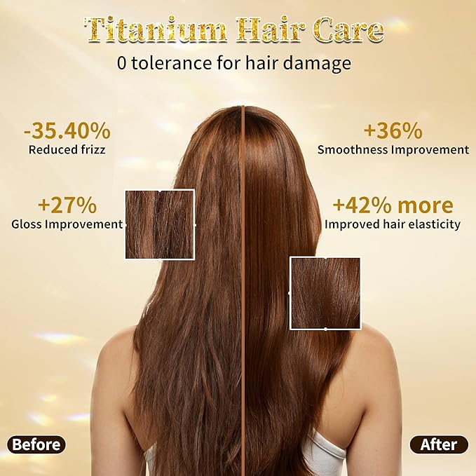 Cordless Hair Straightener, Portable Straightener 2 in 1 for Hair Straightening and Curling,5000mAh Mini Travel Hair Straightener,Fast Heating Titanium Flat Iron, 210°C/410°F Within Seconds (Libre)