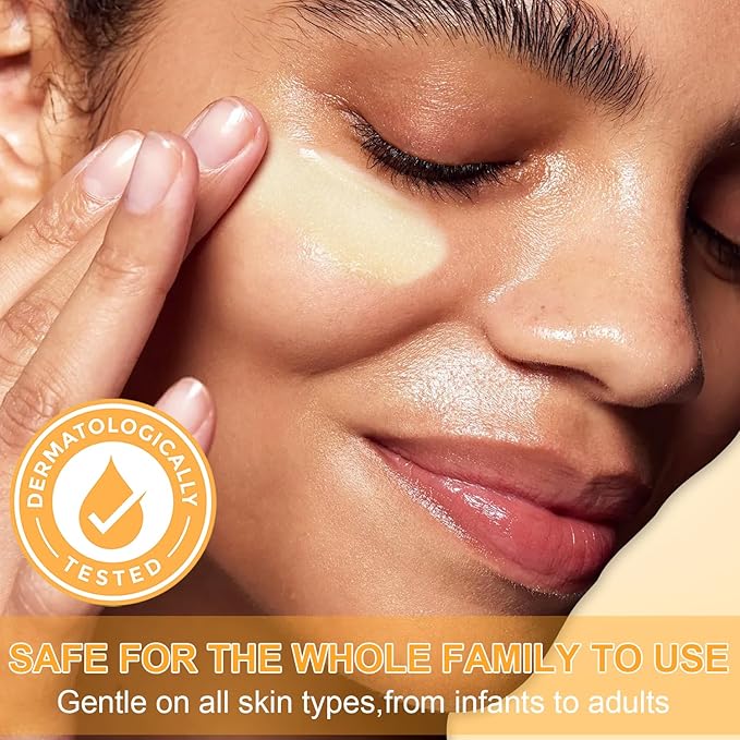 Beef Tallow for Skin, Natural Tallow Balm Face & Body Solid Moisturizer with Raw Honey and Beeswax, Grass-Fed Beef Tallow & Raw Wild Honey Blend, Hydrating Body Lotion for Nourishment,100G/3.5OZ (1PC)