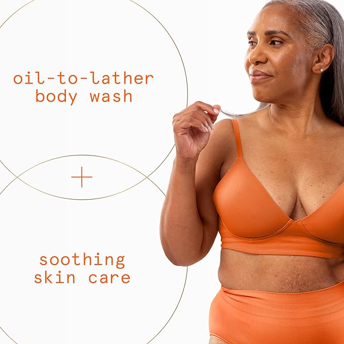 Dove Body Wash 2 Count Limited Edition Gift Pack to Moisturize and Control Odor from Hormonal Skin Shifts 14.2 Fl oz