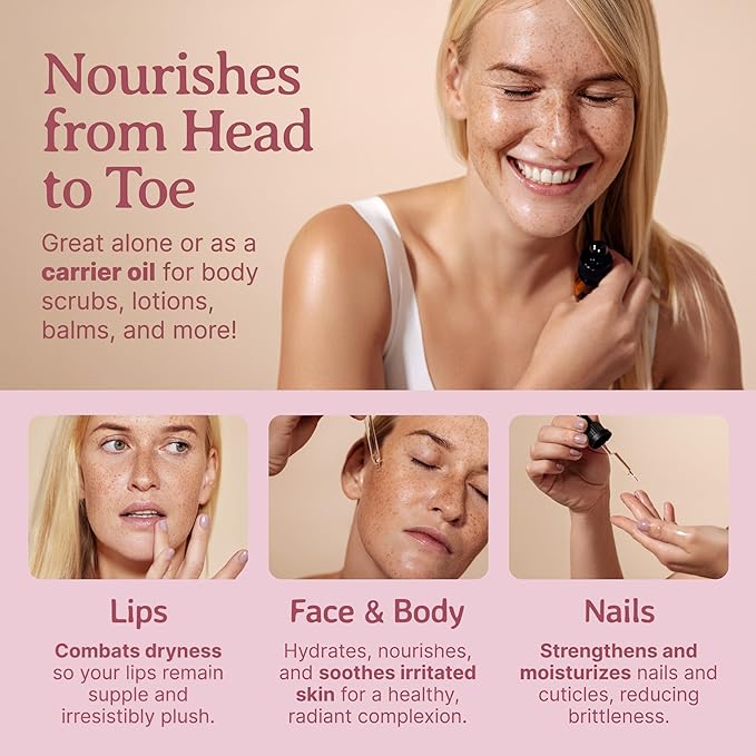 Bella Terra Oils - Organic Grape Seed Oil 8 oz - Dive into Organic Grape's Nutritional Power, Packed with Antioxidants & Omega-6, Elevate Your Skin Care Essence