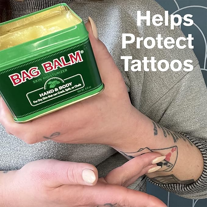 Bag Balm Vermont's Original for Dry Chapped Skin Conditions 8 Ounce Tin