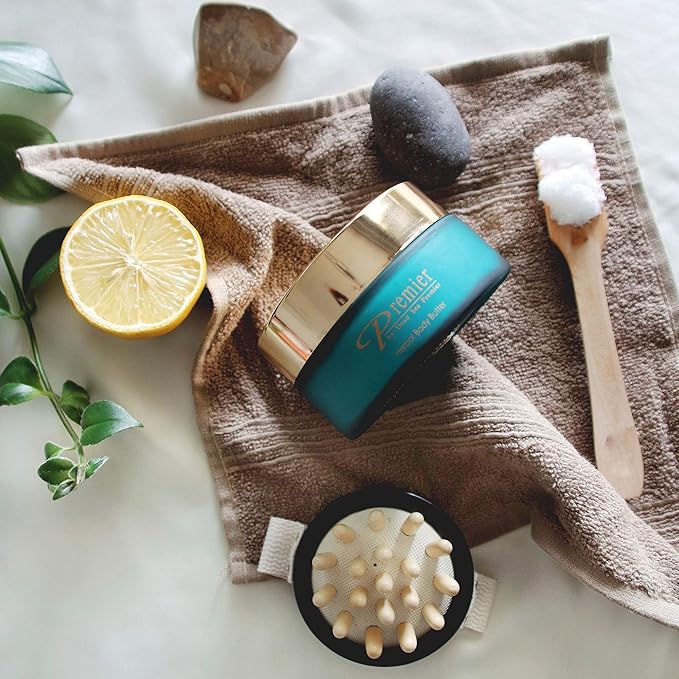 Premier Dead Sea Body Butter for Women & Men - Shea Butter Moisturizer for Dry Skin, Firming Body Cream with Dead Sea Minerals, Natural Hand Moisturizer, Anti-Aging (Herbal, 5.95 Fl Oz)