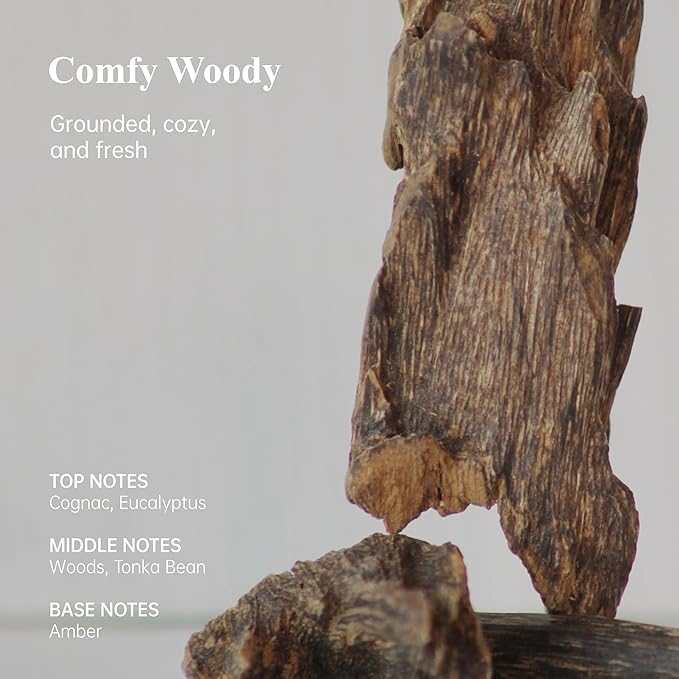 Atom Fresh Fine Fragrance Body Wash – Comfy Woody Scent | Gentle Amino-Acid Cleanser with Oat, Soapberry & Vitamin E | Plant-Based & Sulfate-Free, 16.94 fl oz