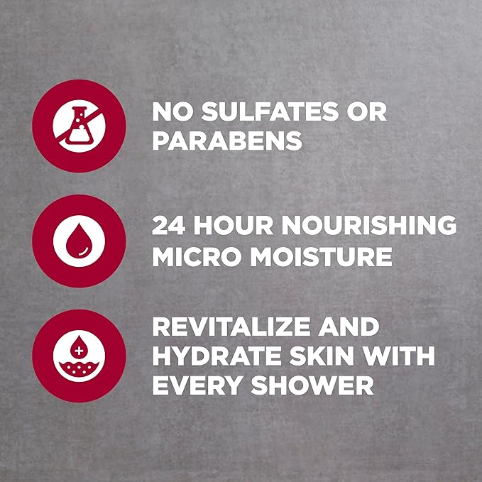 DOVE MEN + CARE Body and Face Wash Exfoliating Deep Clean for Men, with 24-Hour Nourishing Micromoisture Technology Body Wash, 30 oz