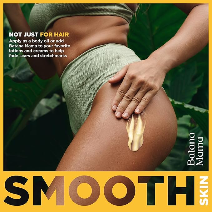 PREMIUM Cold-Pressed Batana Oil for Hair Growth, 100% Pure & Organic, No Burnt Smell, Hair Mask from Honduras, Fade Stretchmarks, All Natural