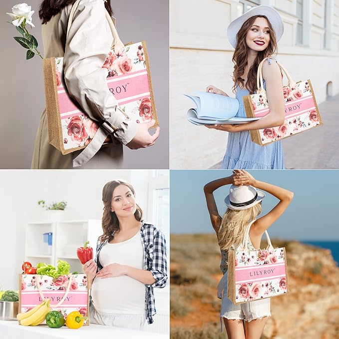 35 Pcs Bath and Body Gifts Basket Set - Rose Spa Gifts Set Skin Care Set for Women, Gift Baskets Set for Mothers Day Mom for Christmas, Birthday, Valentines Day All Occasion Present