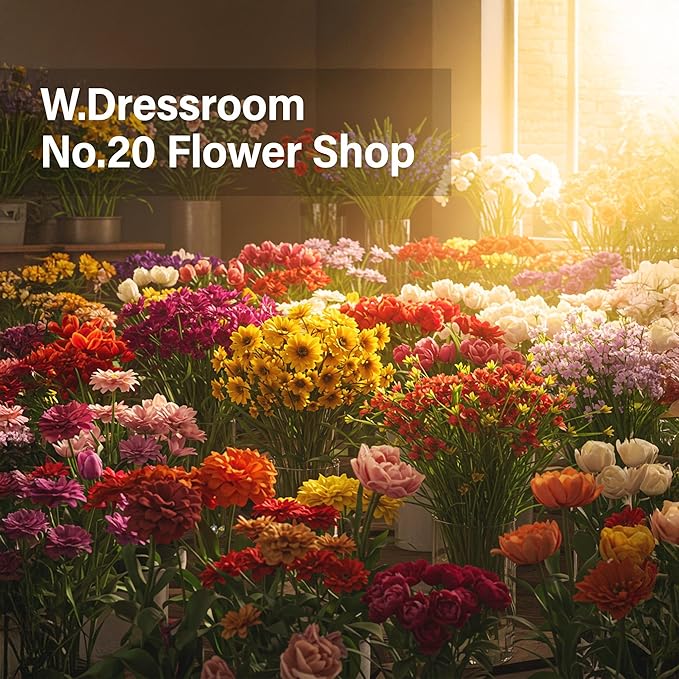 W.Dressroom Moisturizing Hand Cream for Dry Hands, Non-Greasy, Quick-Absorbing Korean Hand Lotion, Travel Size 1.69 fl oz (50 ml), No.20 Flower Shop Scent