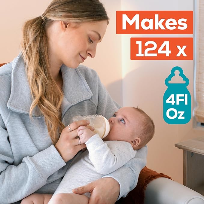 Enfamil Nutramigen Hypoallergenic Baby Formula with Iron, Lactose Free, Colic Relief from Cow's Milk Allergy Starts in 24 Hours, Brain Building DHA, Probiotic LGG for Immune Support, 19.8 Oz, 4 Count