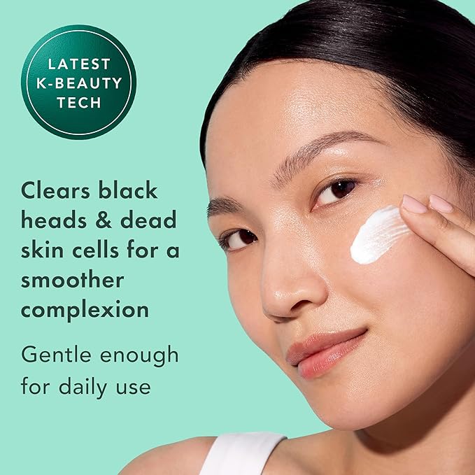 Rael Face Wash, Miracle Clear – Gentle Exfoliating Cleanser with Succinic Acid & Minerals, Korean Skin Care (5 fl oz)