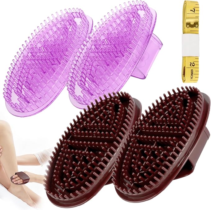 4Pcs Meridian Massage Brush, 2025 New Full Body Relaxation Meridian Massage Brush, Beauty Salon Professional Custom Meridian Brush, for Meridian Scalp Full Body Relaxation Massage