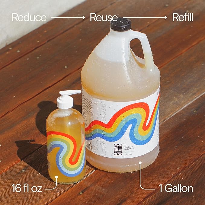 Bathing Culture, Organic Mind + Biodegradable Body Wash, Natural, Sustainable, Vegan Personal Care, All Natural Organic Body Wash for Women and Men, 16 fl oz, Cathedral Grove Scent, Holiday Gift Idea