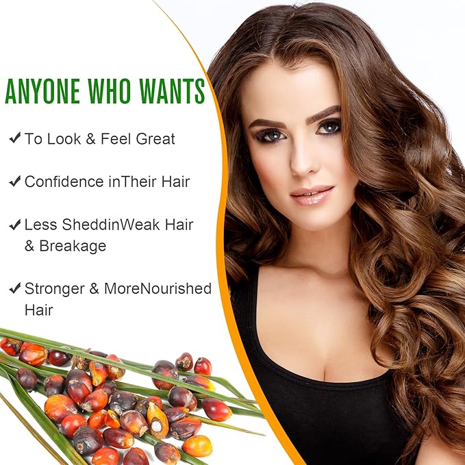 100% Cold-Pressed Batana Oil – Pure Hair Growth & Repair Oil, 60 ml | Natural & Chemical-Free Deep Nourishing Treatment for Scalp, Split Ends & Dry Hair (2.02 Fl Oz （Pack of 1）)