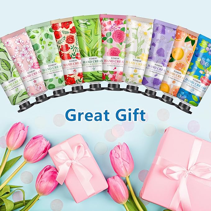 16 Pack Hand Cream Gifts Set, Bulk Hand Lotion Travel Size for Dry Cracked Hands, Hand Cream for Stocking Stuffers, Employee Appreciation Gifts, Christmas Gifts and Bridal Shower Gifts