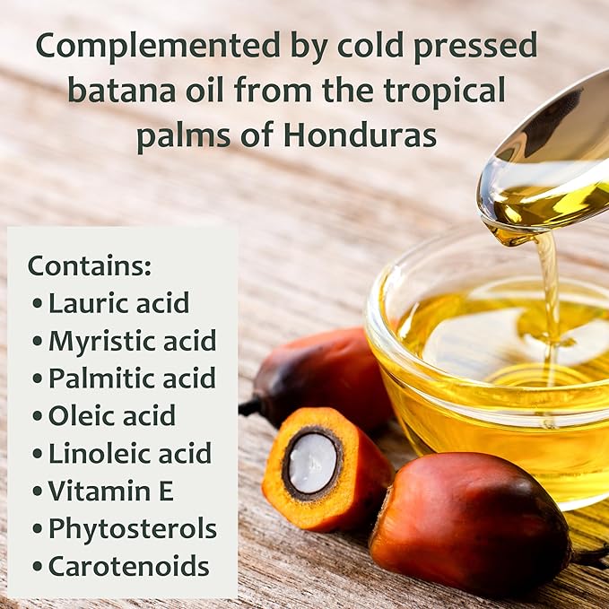 Beef Tallow Balm for Skin Care ‒ With Batana Oil from Honduras ‒ 100% Natural Moisturizer for Sensitive Skin, Face, and Body ‒ Unscented ‒ 1.8 oz.