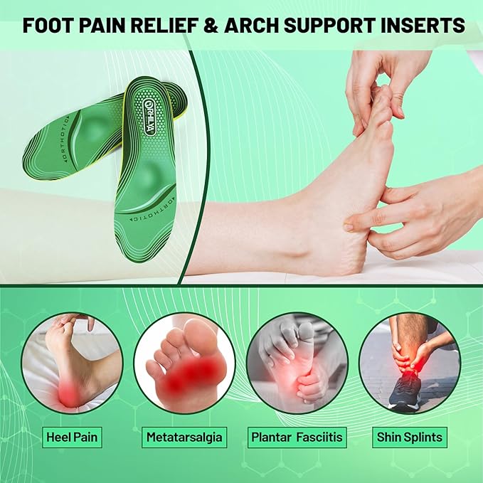 220lbs+ High Arch Support Insert Plantar Fasciitis Relief Metatarsal Pain Orthotic Insole for Men & Women Standing All Day, Flat Feet Heel Comfort Work Boot Shoe Inserts,305MM Size 12