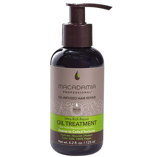 Macadamia Professional Ultra Rich Hair Repair Oil Treatment, 4.2oz
