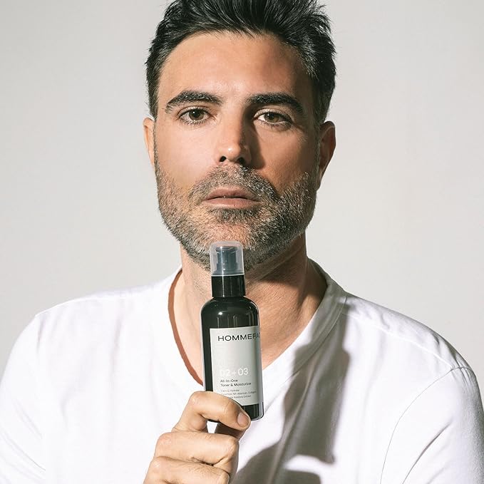 HOMMEFACE Men’s All-in-One Face Toner & Moisturizer, 5.07 fl oz - Lightweight, Alcohol-Free, After Shaving - Korean Skincare Technology with Collagen, Ceramide & Witch Hazel