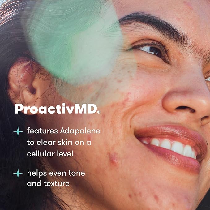 Proactiv MD 3-Step Routine, Ultra-Gentle Face Cleanser, 0.1% Adapalene Gel Treatment, Ultra-Hydrating Moisturizer, 30-Day Acne Treatment Kit