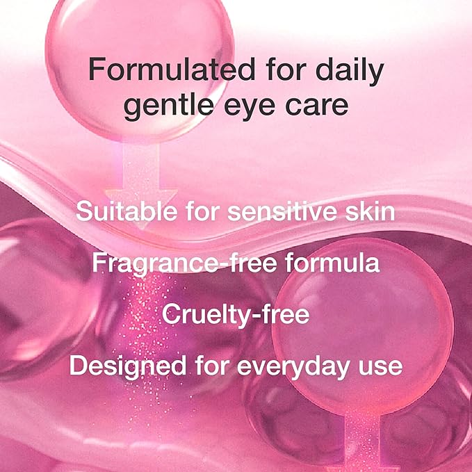Peptide & Collagen Eye Serum for Hydrated, Smooth-Looking Under Eyes with Niacinamide | Fragrance Free, Sensitive Skin Safe | Korean Skincare, 30ml, 1 fl.oz